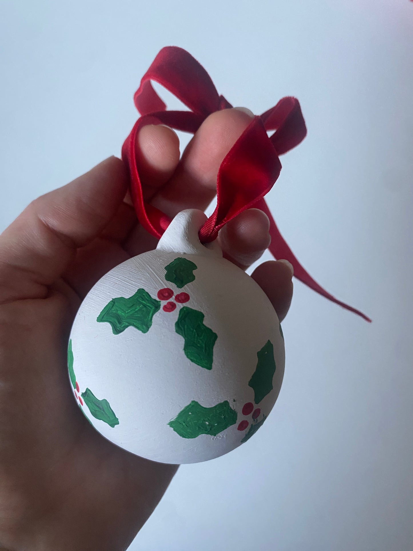 Hand Painted Christmas Bauble 6