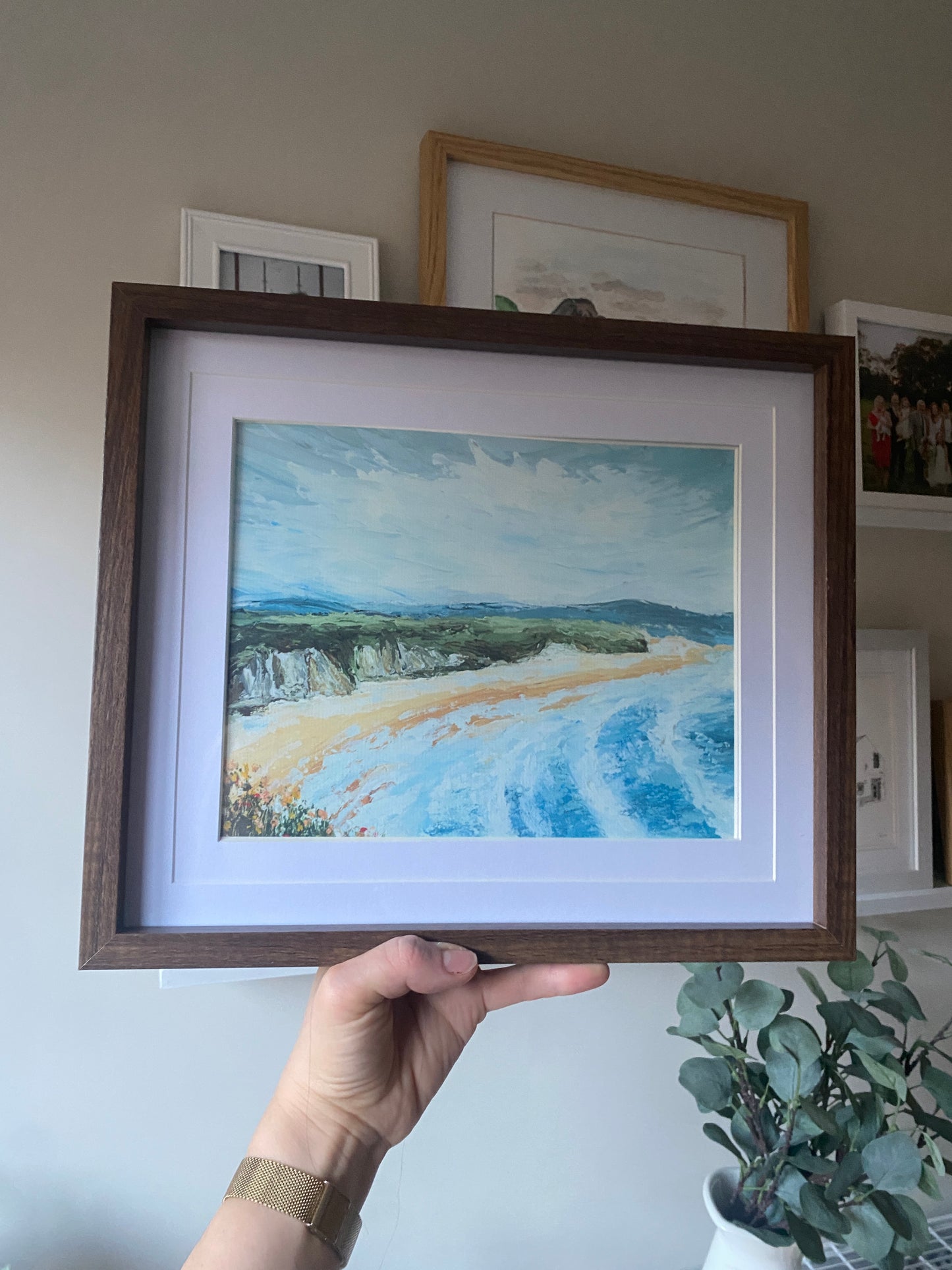 Framed ‘Whiterocks Beach’ Limited Edition Print (Dark Oak)