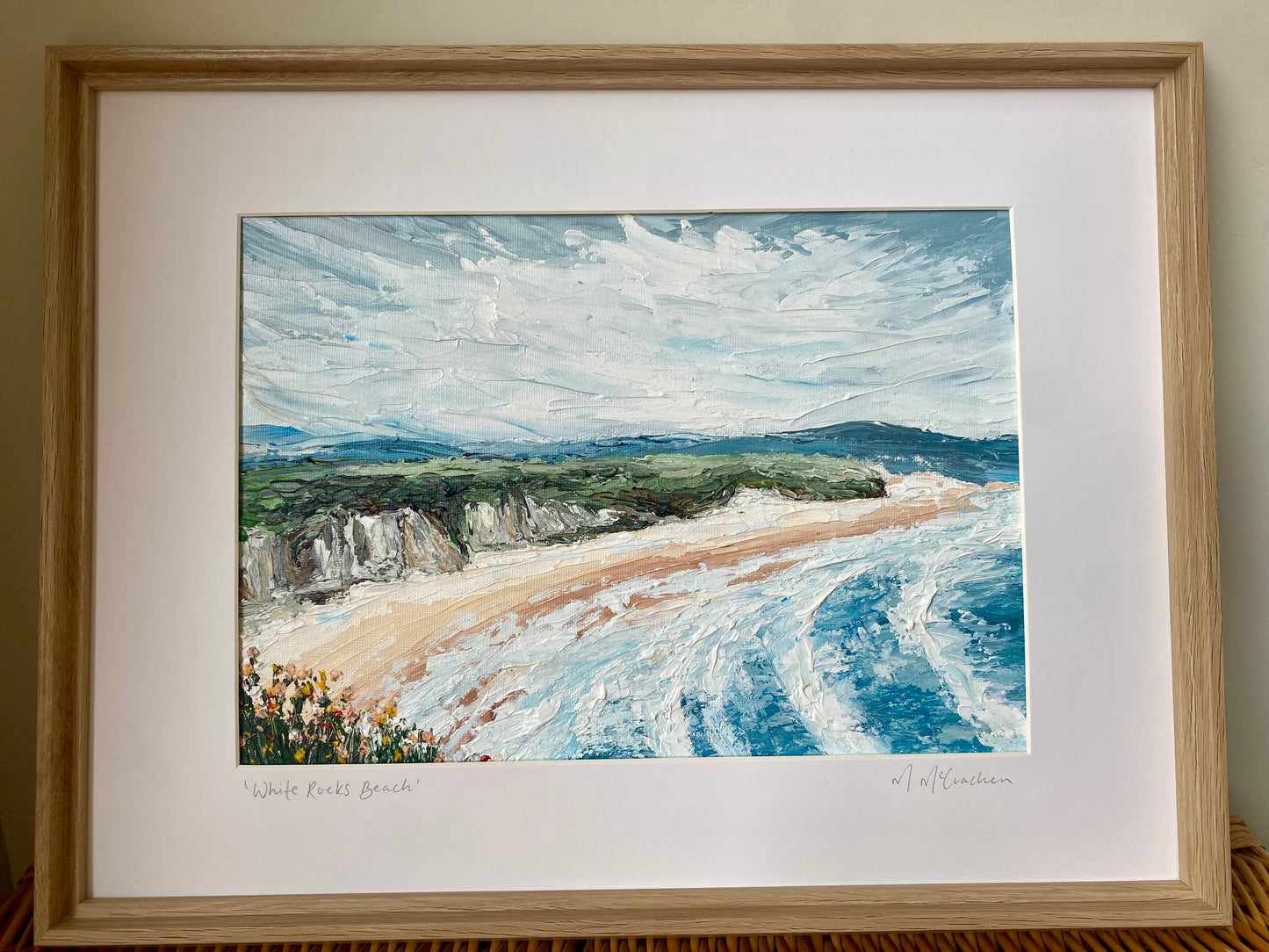 'Whiterocks Beach' Acrylic Painting