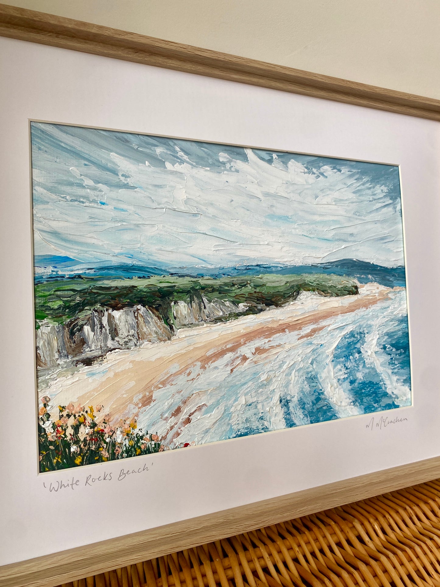 'Whiterocks Beach' Acrylic Painting